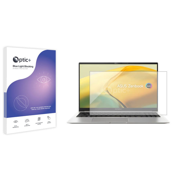 Optic+ Blue Light Blocking Screen Protector for ASUS ZenBook 15 OLED UM3504