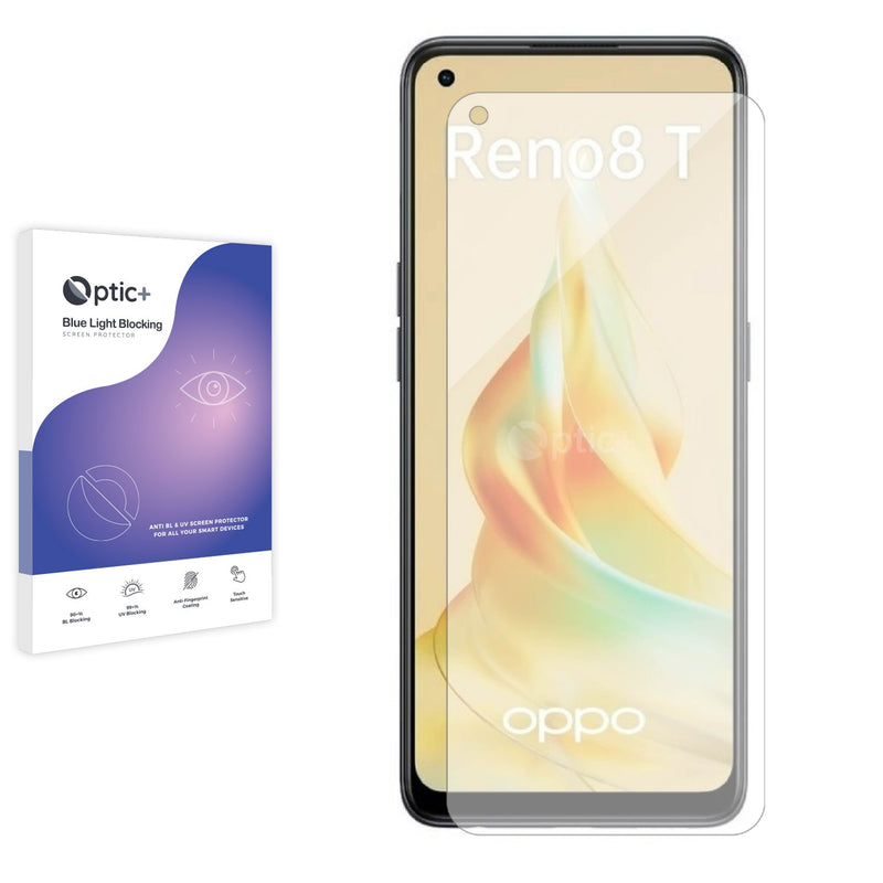 Optic+ Blue Light Blocking Screen Protector for Oppo Reno 8T