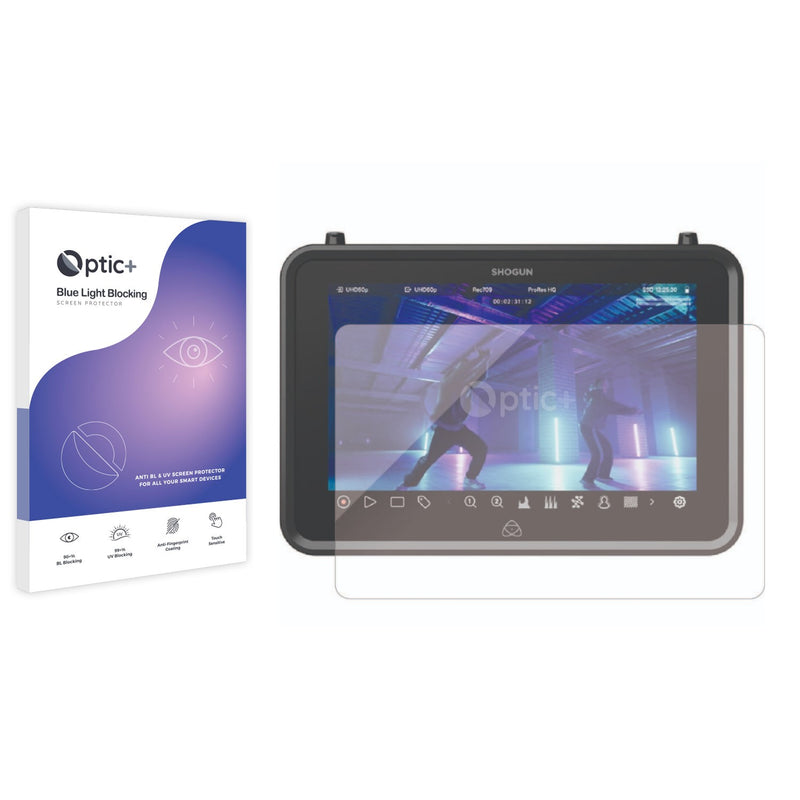 Optic+ Blue Light Blocking Screen Protector for Atomos Shogun (2023)