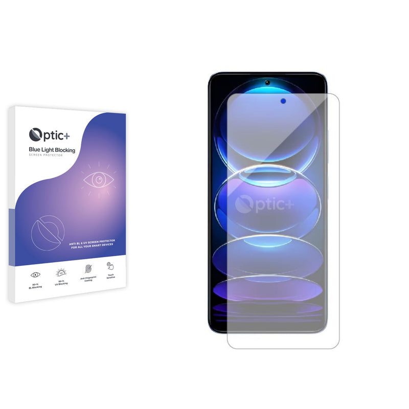 Optic+ Blue Light Blocking Screen Protector for Xiaomi Redmi Note 12