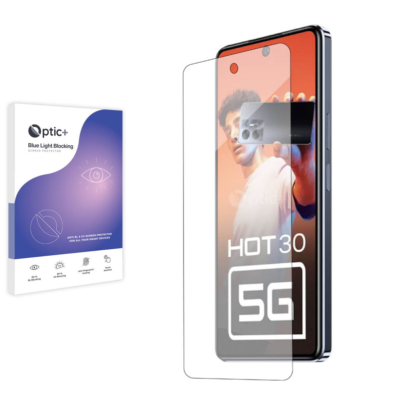 Optic+ Blue Light Blocking Screen Protector for Infinix Hot 30 5G