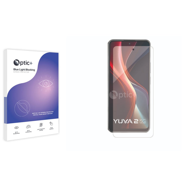 Blue Light Blocking Screen Protector for Lava Yuva 2 5G.