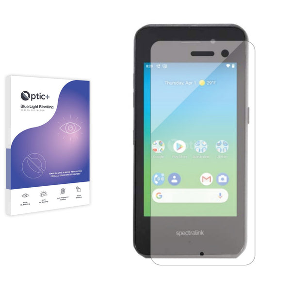 Optic+ Blue Light Blocking Screen Protector for Spectralink Versity 92 Series