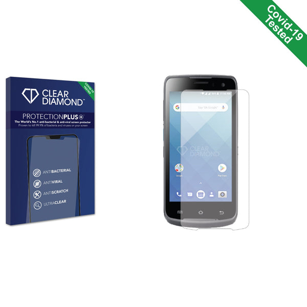 Clear Diamond Anti-viral Screen Protector for Unitech EA500P Plus