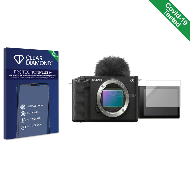 Clear Diamond Anti-viral Screen Protector for Sony Alpha ZV-E1