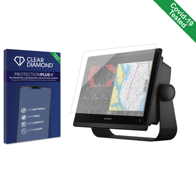 Clear Diamond Anti-viral Screen Protector for Garmin GPSMAP 8612