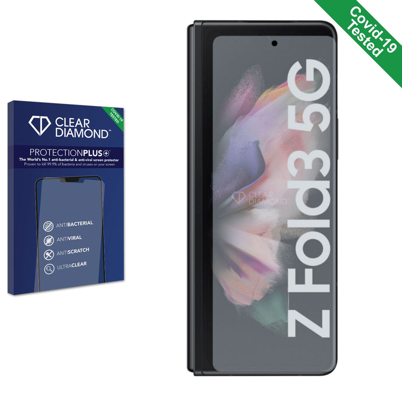 Clear Diamond Anti-viral Screen Protector for Samsung Galaxy Z Fold 3 5G