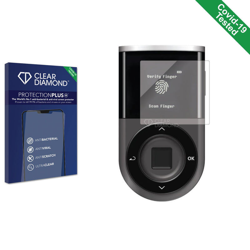 Clear Diamond Anti-viral Screen Protector for D'CENT Biometric Wallet