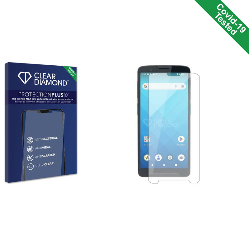 Clear Diamond Anti-viral Screen Protector for Unitech EA660