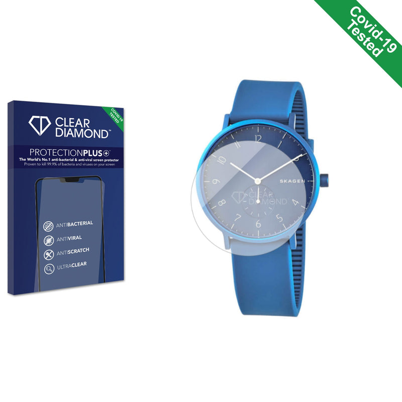 Clear Diamond Anti-viral Screen Protector for Skagen Aaren Kulor