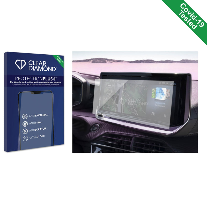 Clear Diamond Anti-viral Screen Protector for Peugeot 2008 II GT