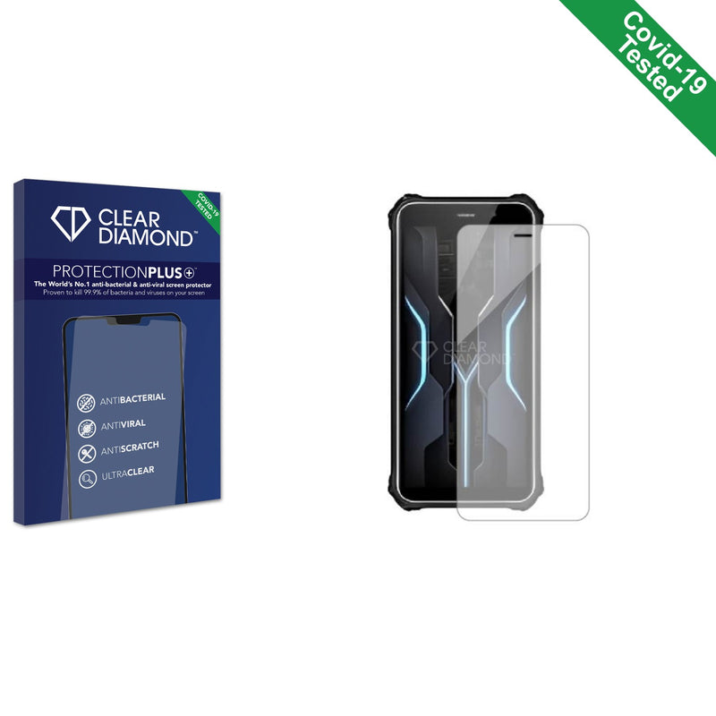 Clear Diamond Anti-viral Screen Protector for Fossibot F101P