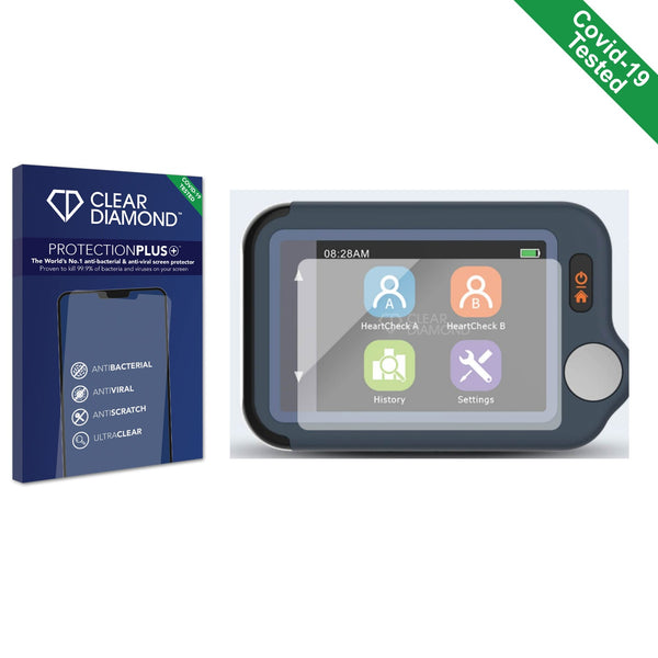 Clear Diamond Anti-viral Screen Protector for Wellue Pulsebit EX EKG