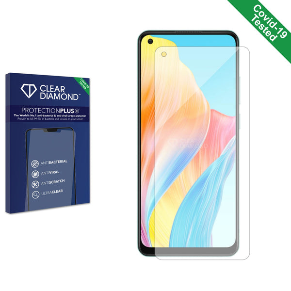 Clear Diamond Anti-viral Screen Protector for Oppo A78 4G