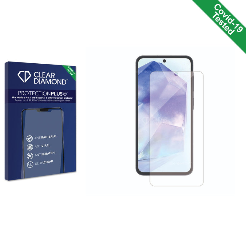 Clear Diamond Anti-viral Screen Protector for Samsung Galaxy A55 5G