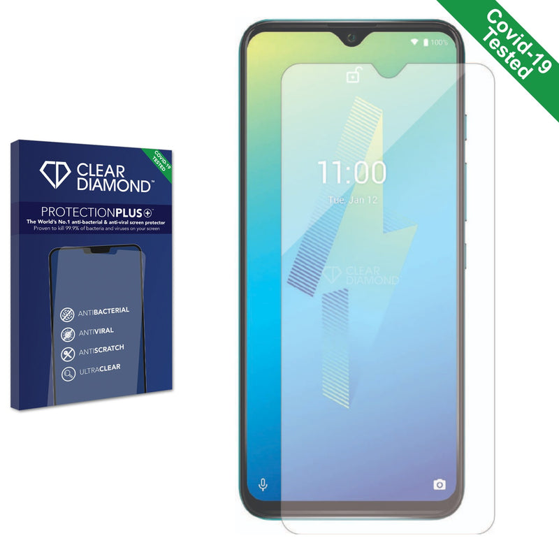 Clear Diamond Anti-viral Screen Protector for Wiko Power U10