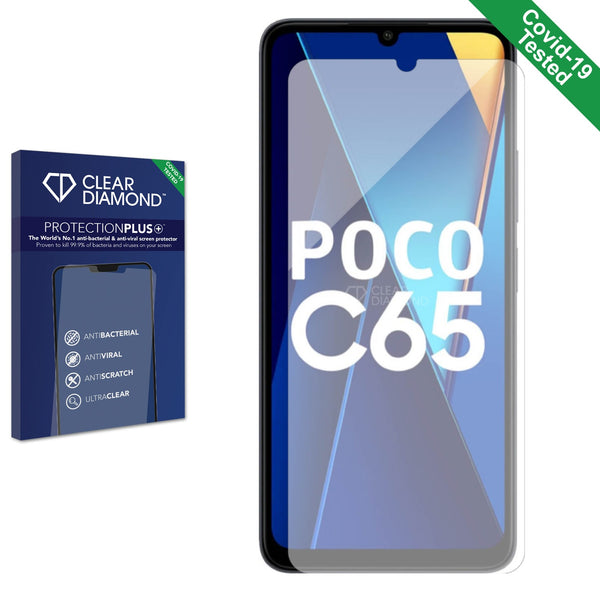 Clear Diamond Anti-viral Screen Protector for Xiaomi Poco C65