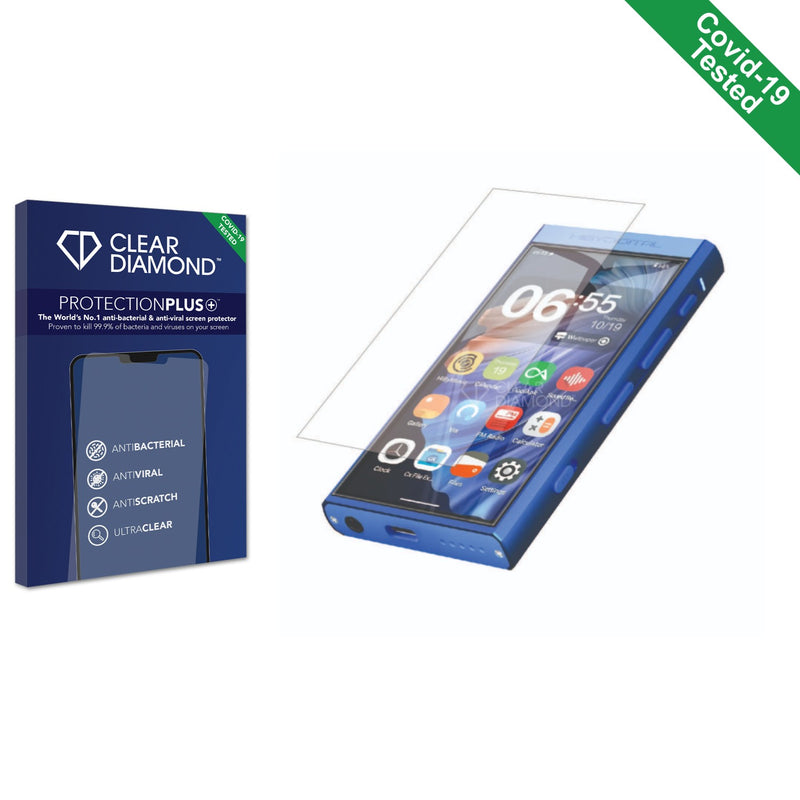 Clear Diamond Anti-viral Screen Protector for Hiby M300