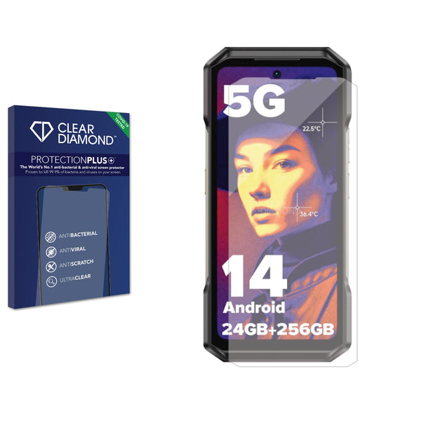 Anti-bacterial Screen Protector for Ulefone Armor 27T Pro