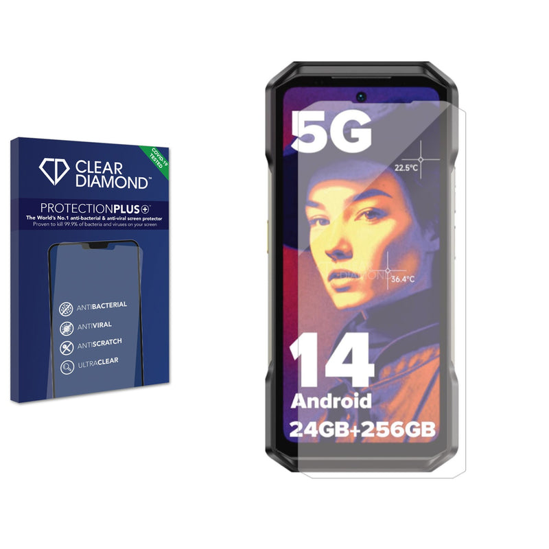 Anti-bacterial Screen Protector for Ulefone Armor 27T Pro