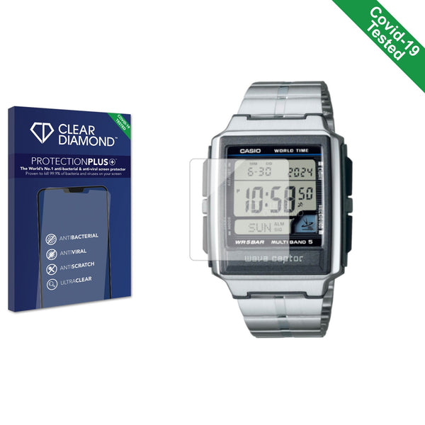 Clear Diamond Anti-viral Screen Protector for Casio WV-59