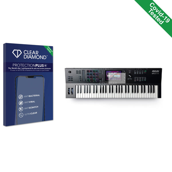 Clear Diamond Anti-viral Screen Protector for Akai MPC Key 61