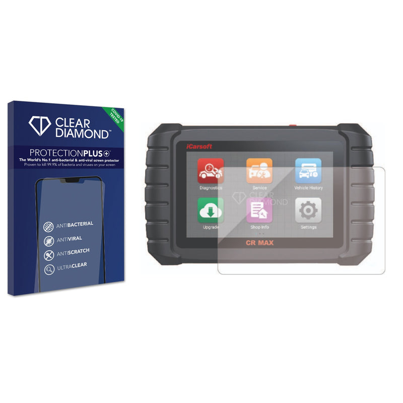 Anti-bacterial Screen Protector for iCarsoft CR Max Professional OBD Scan Tool