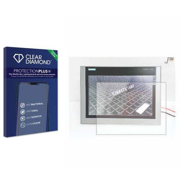 Clear Diamond Anti-viral Screen Protector for Siemens Simatic TP1200 Comfort