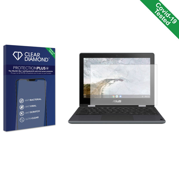 Clear Diamond Anti-viral Screen Protector for ASUS Chromebook Flip C214MA (Non-Touch)
