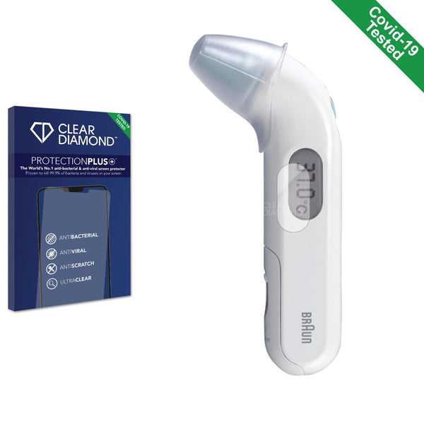 Clear Diamond Anti-viral Screen Protector for Braun ThermoScan 3