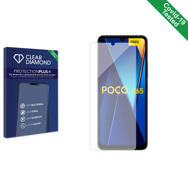 Clear Diamond Anti-viral Screen Protector for Xiaomi Poco C65