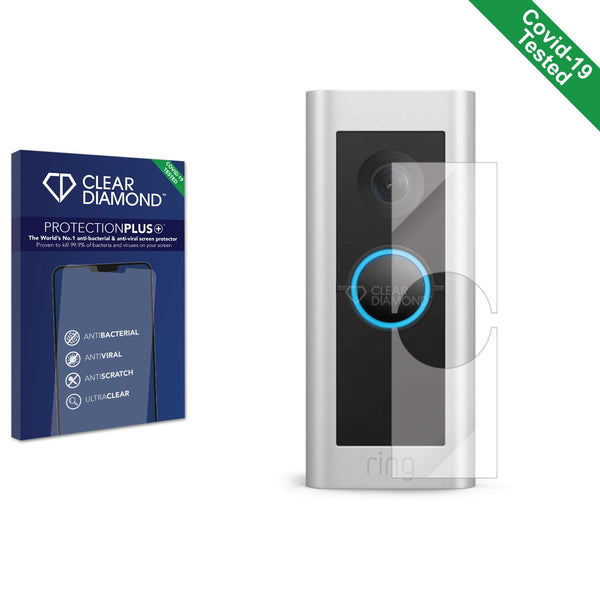 Clear Diamond Anti-viral Screen Protector for Ring Video Doorbell Pro 2