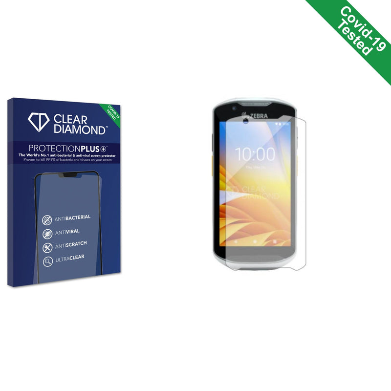 Clear Diamond Anti-viral Screen Protector for Zebra TC52X