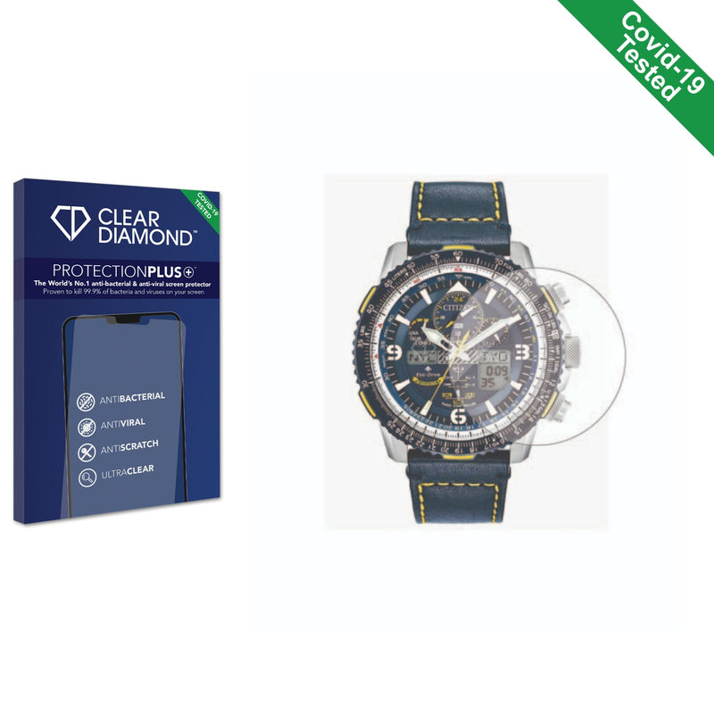 Clear Diamond Anti-viral Screen Protector for Citizen Blue Angel JY8078