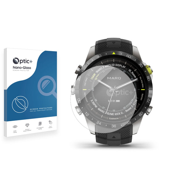 Optic+ Nano Glass Screen Protector for Garmin Marq Athlete Gen 2