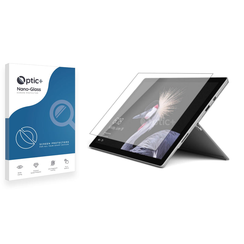 Optic+ Nano Glass Screen Protector for Microsoft Surface Pro 5 2017