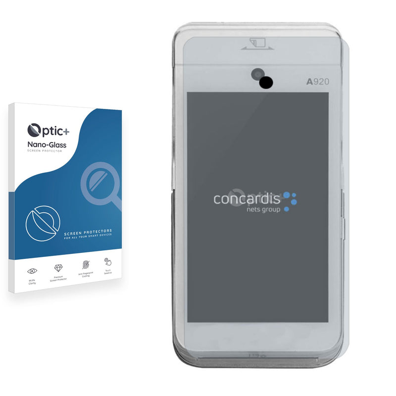 Optic+ Nano Glass Screen Protector for Concardis Mobile A920