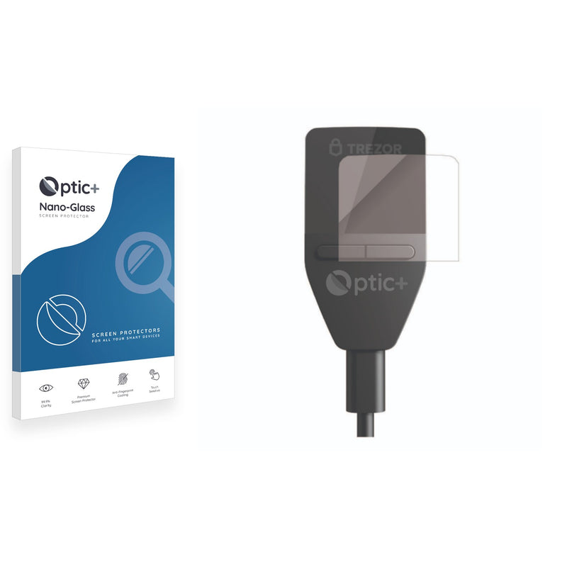 Optic+ Nano Glass Screen Protector for Trezor Safe 3