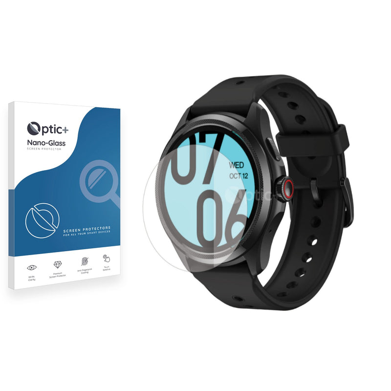 Optic+ Nano Glass Screen Protector for Mobvoi TicWatch Pro 5