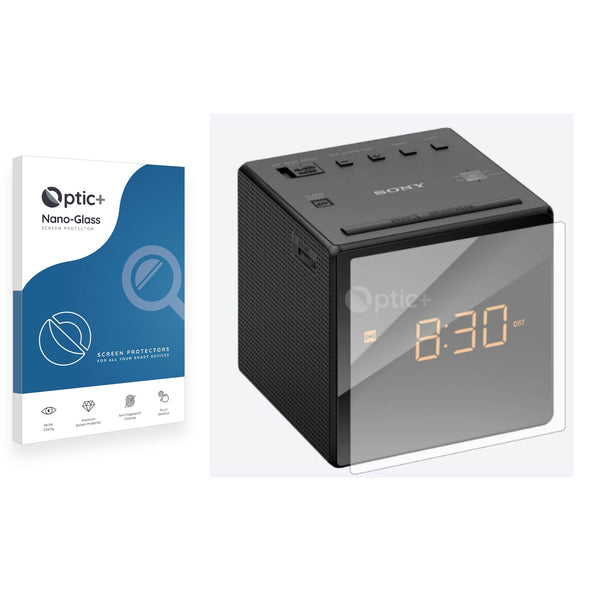 Optic+ Nano Glass Screen Protector for Sony ICF-C1 Clock Radio