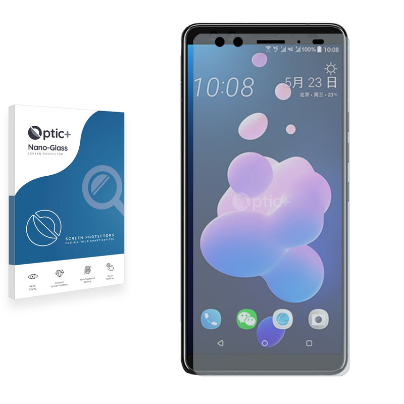 Optic+ Nano Glass Screen Protector for HTC U12 Plus