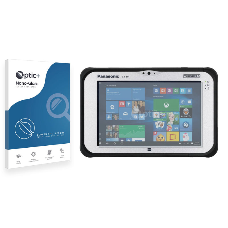 Optic+ Nano Glass Screen Protector for Panasonic Toughbook M1 Value