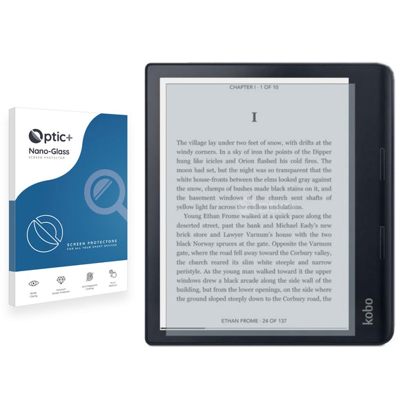 Optic+ Nano Glass Screen Protector for Kobo Sage