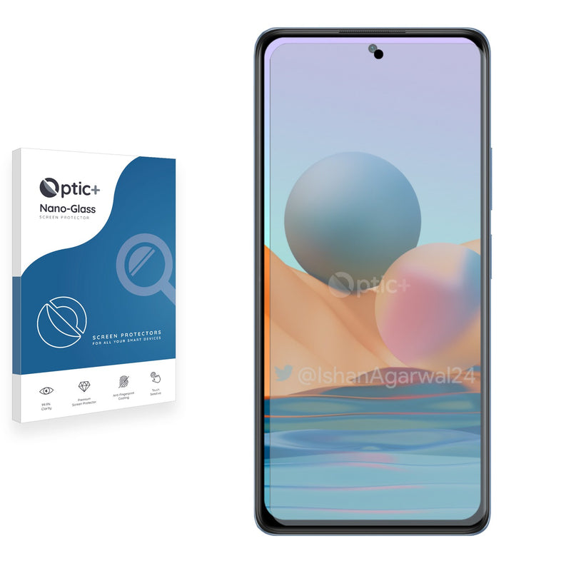 Optic+ Nano Glass Screen Protector for Xiaomi Redmi Note 10 Pro