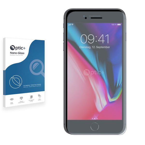 Optic+ Nano Glass Screen Protector for Apple iPhone 8 Plus