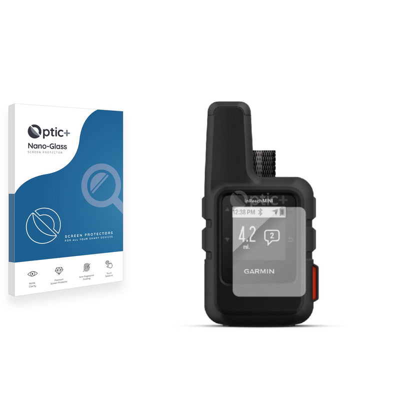 Optic+ Nano Glass Screen Protector for Garmin inReach Mini