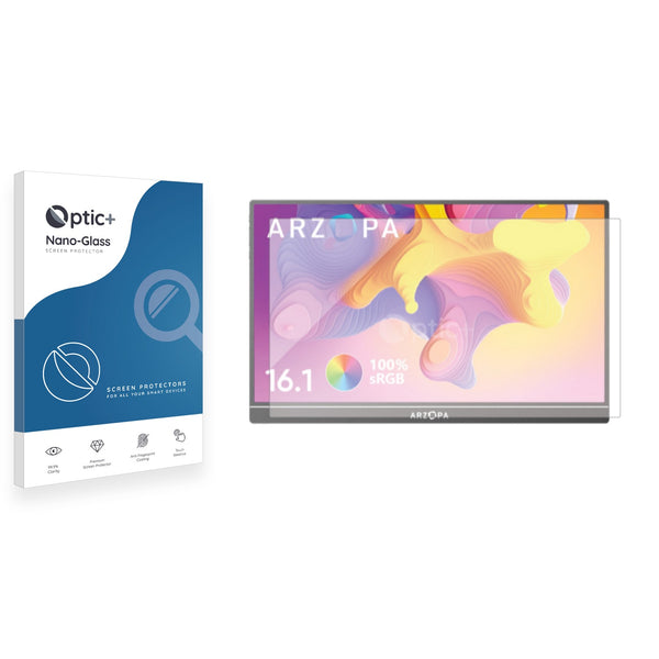 Optic+ Nano Glass Screen Protector for ARZOPA 16.1" Portable Monitor