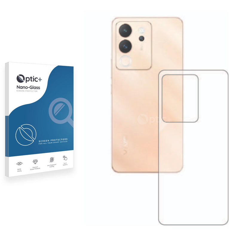 Optic+ Nano Glass Rear Protector for Vivo V30 Lite (Back)