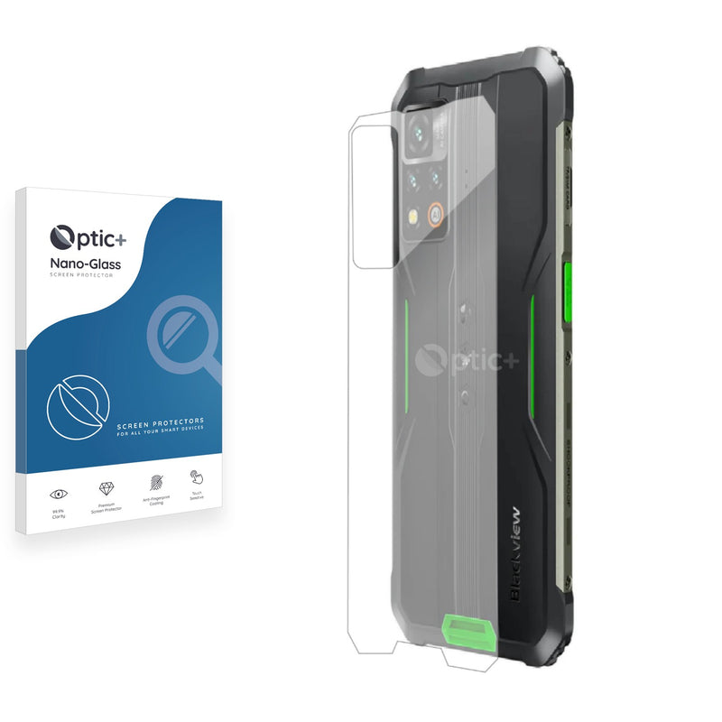 Optic+ Nano Glass Rear Protector for Blackview BV9200 (Back)