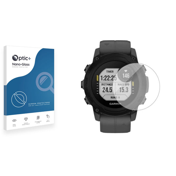 Optic+ Nano Glass Screen Protector for Garmin Descent G1